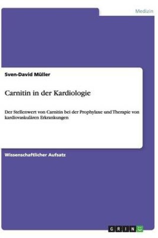 Cover of Carnitin in der Kardiologie