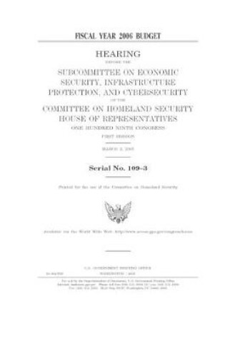 Cover of Fiscal year 2006 budget