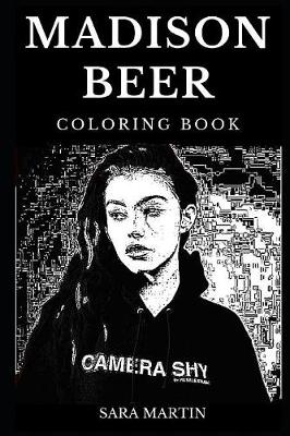 Book cover for Madison Beer Coloring Book