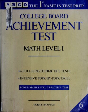 Cover of College Board Achievement Test