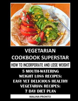 Book cover for Vegetarian Cookbook Superstar