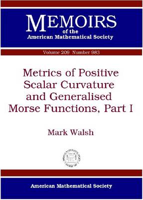 Cover of Metrics of Positive Scalar Curvature and Generalised Morse Functions, Part I