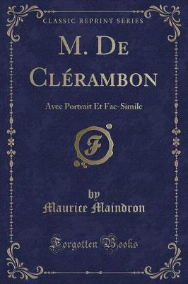 Book cover for M. de Clérambon