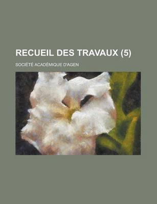 Book cover for Recueil Des Travaux (5)