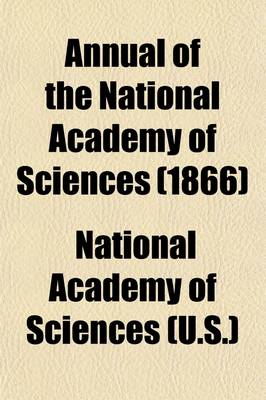 Book cover for Annual of the National Academy of Sciences