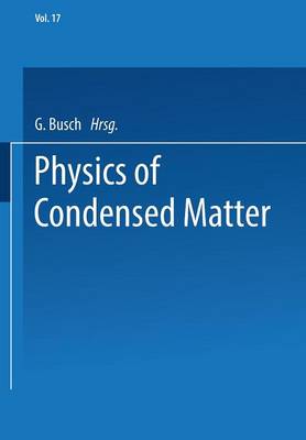 Book cover for Physics of Condensed Matter