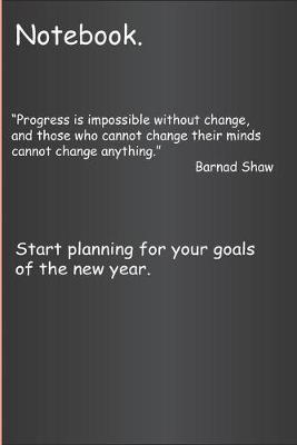 Cover of Plan for your goals of the year.