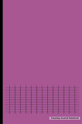 Book cover for Everyday Journal Notebook - Graph Paper (Purple Cover)