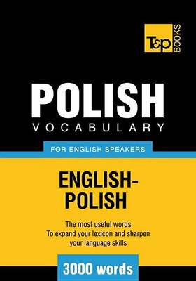 Book cover for Polish Vocabulary for English Speakers - English-Polish - 3000 Words
