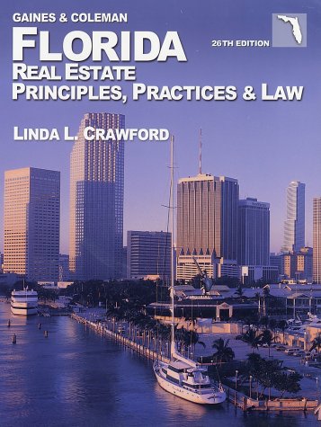 Book cover for Florida Real Estate Principles Practices & Law