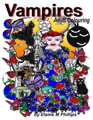 Book cover for Vampires Colouring Book