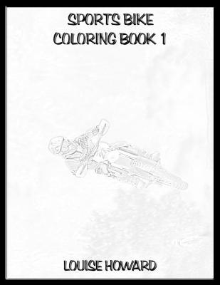 Book cover for Sports Bike Coloring book 1