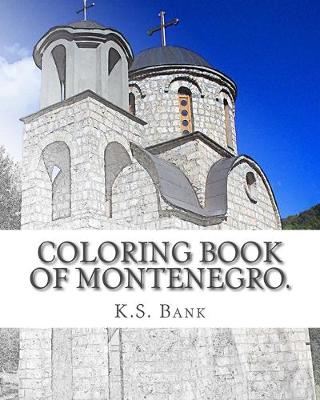 Book cover for Coloring Book of Montenegro.