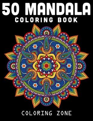 Book cover for 50 Mandala Coloring Book