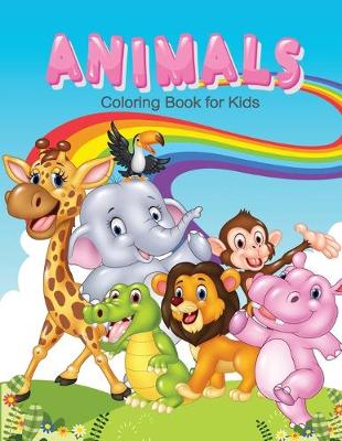 Book cover for Animals Coloring Book for Kids