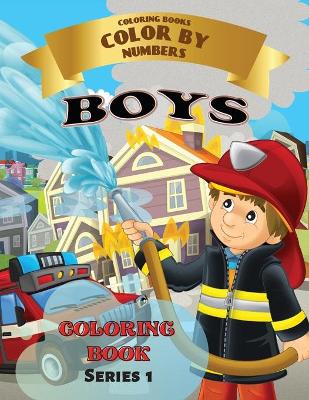 Book cover for Boys - Color by Numbers