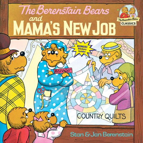 Book cover for The Berenstain Bears and Mama's New Job