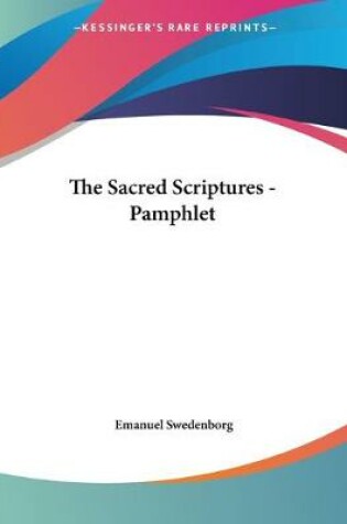 Cover of The Sacred Scriptures - Pamphlet