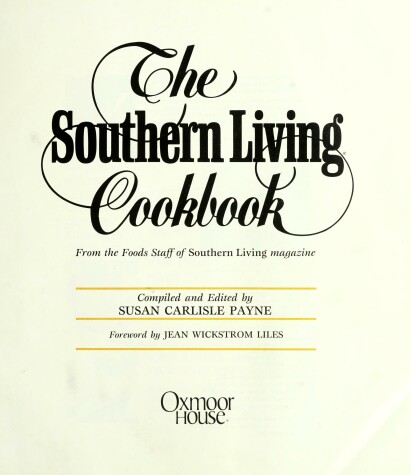 Book cover for The Southern Living Cookbook