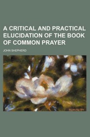 Cover of A Critical and Practical Elucidation of the Book of Common Prayer