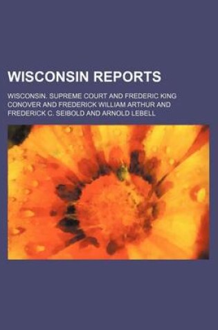 Cover of Wisconsin Reports (Volume 168)