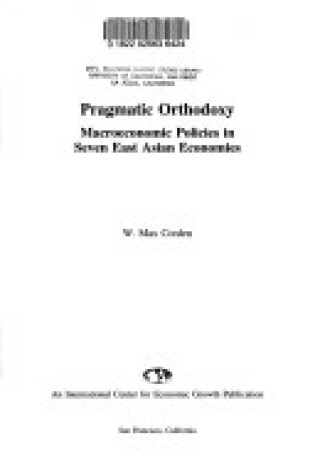 Cover of Pragmatic Orthodox