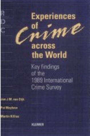 Cover of Experiences of Crime Across the World