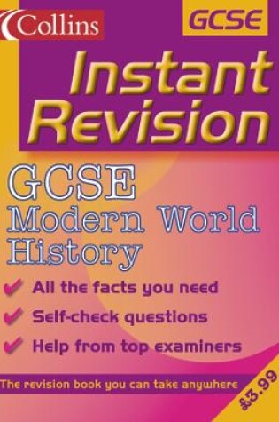 Cover of Instant Revision – GCSE Modern World History