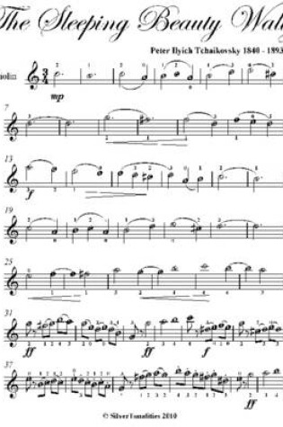 Cover of Sleeping Beauty Waltz Easy Violin Sheet Music