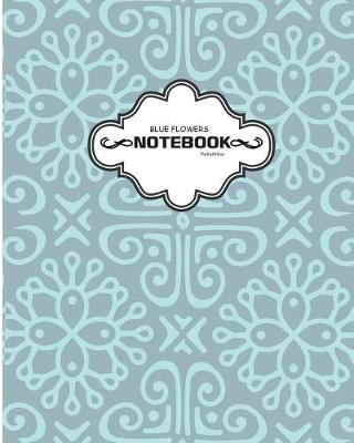 Book cover for Blue Flower Notebook