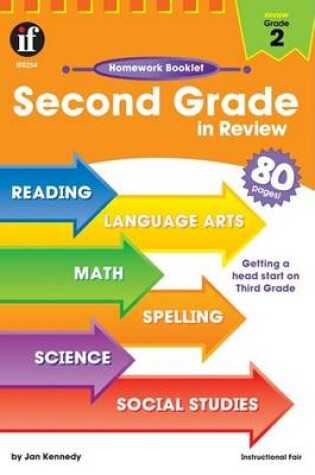Cover of Second Grade in Review Homework Booklet