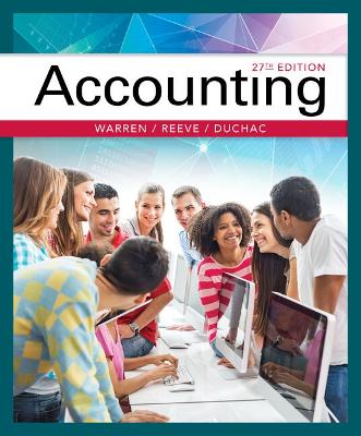 Book cover for Working Papers, Chapters 18-26 for Warren/Reeve/Duchac's Accounting, 27E