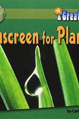 Cover of Sunscreen for Plants