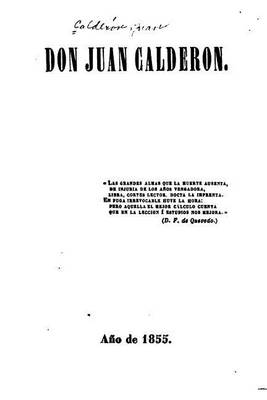 Book cover for Don Juan Calderon (1855)