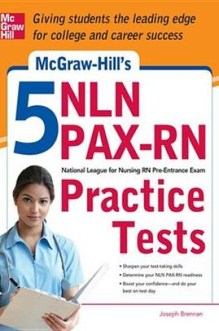 Cover of McGraw-Hill's 5 Nln Pax-RN Practice Tests