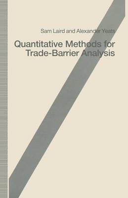 Book cover for Quantitative Methods for Trade-Barrier Analysis