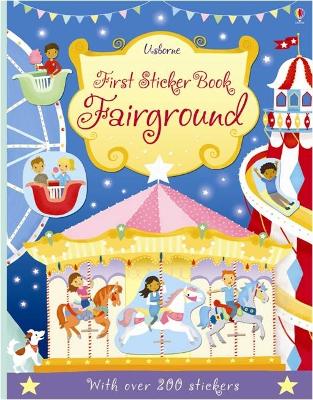 Book cover for First Sticker Book Fairground