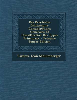 Book cover for Des Bracteates D'Allemagne