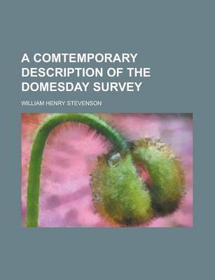 Book cover for A Comtemporary Description of the Domesday Survey