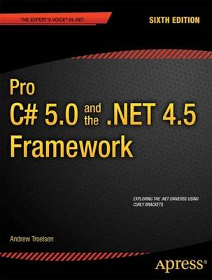 Book cover for Pro C# 5.0 and the .NET 4.5 Framework