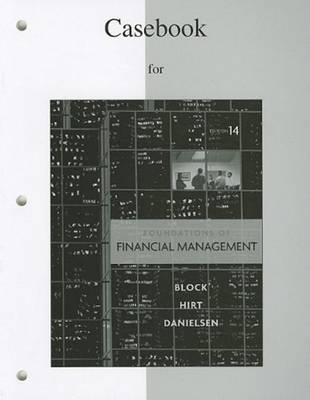 Book cover for Casebook to Accompany Foundations of Financial Management