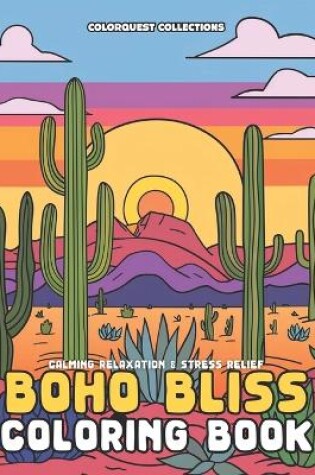 Cover of Boho Bliss Coloring Book