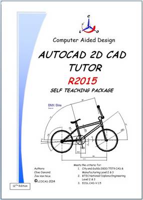 Cover of The AutoCAD 2D Tutor Release 2015 Self Teaching Package