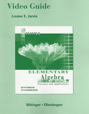 Book cover for Video Guide for Elementary Algebra