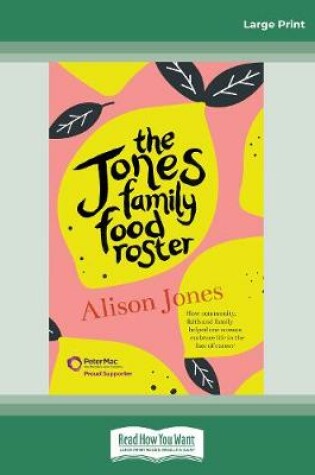 Cover of The Jones Family Food Roster