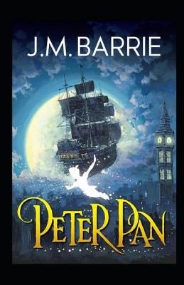 Book cover for Peter Pan by James M. Barrie illustrated edition