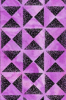 Cover of Journal Notebook Triangles With Dots Pattern 9