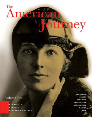 Book cover for The American Journey, Teaching and Learning Classroom Edition, Volume 2, Chapters 16-31