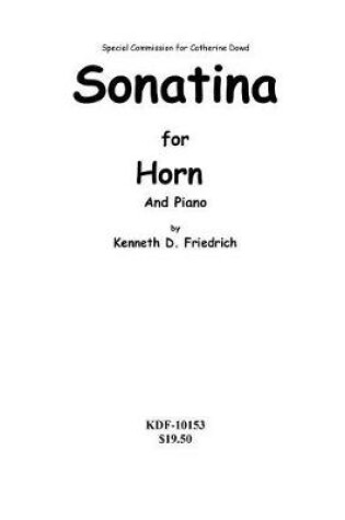 Cover of Sonatina for Horn