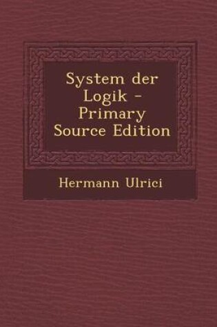 Cover of System Der Logik